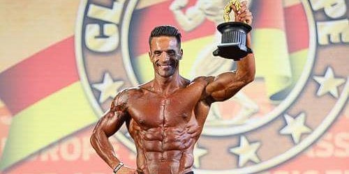 Courense Nelson Rodrigues campeão europeu em Men’s Physique