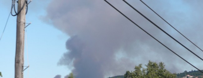 Chamas lançam pânico na Colónia e no CEIA