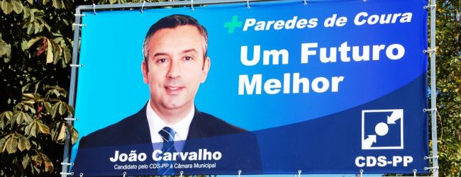 O CDS/PP E A CÂMARA MUNICIPAL DE PAREDES DE COURA:  JOÃO CARVAHO PODE REPETIR CANDIDATURA