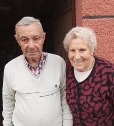 CASTANHEIRA. BODAS DE DIAMANTE DE ISABEL E JOÃO